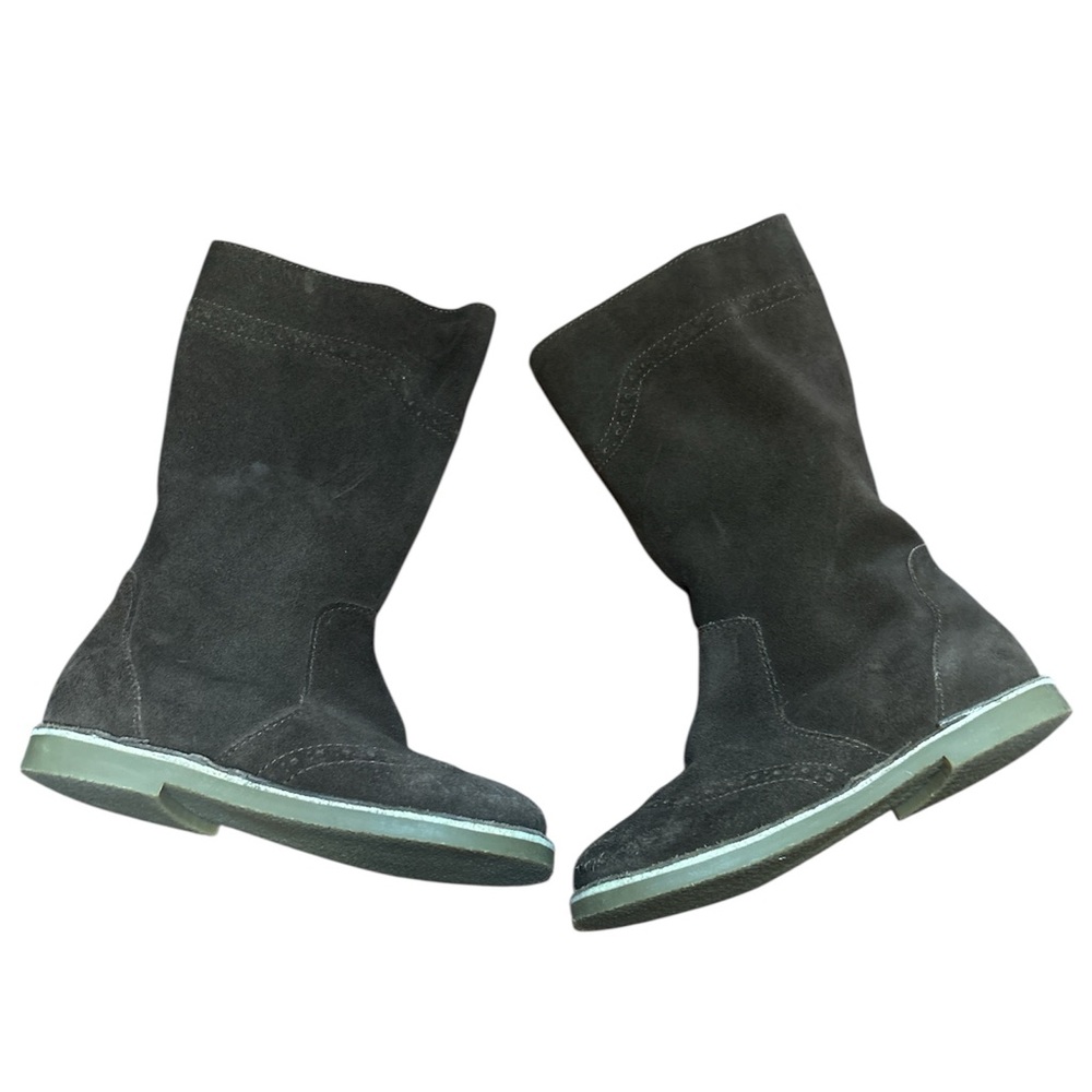 Mini Boden Tall Chocolate Brown Suede Boots Size:31 (13)